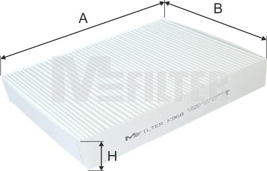 Mfilter K 968 - Filtrs, Salona telpas gaiss ps1.lv