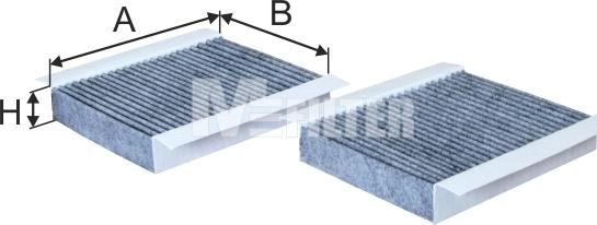 Mfilter K 9039C-2 - Filtrs, Salona telpas gaiss ps1.lv