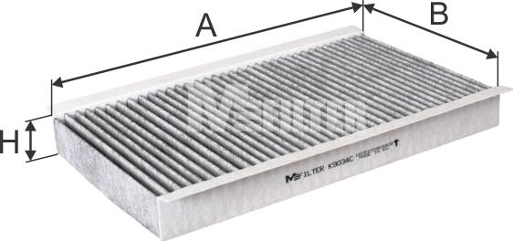 Mfilter K 9034C - Filtrs, Salona telpas gaiss ps1.lv