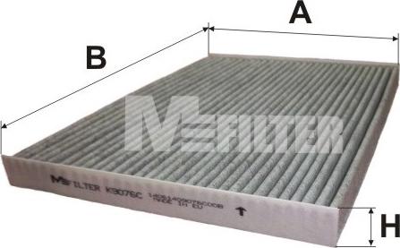 Mfilter K 9076C - Filtrs, Salona telpas gaiss ps1.lv