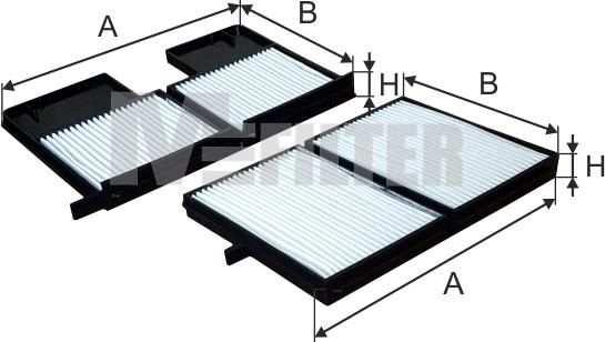 Mfilter K 9145-2 - Filtrs, Salona telpas gaiss ps1.lv