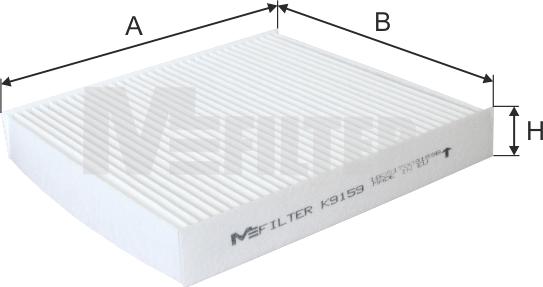 Mfilter K 9159 - Filtrs, Salona telpas gaiss ps1.lv