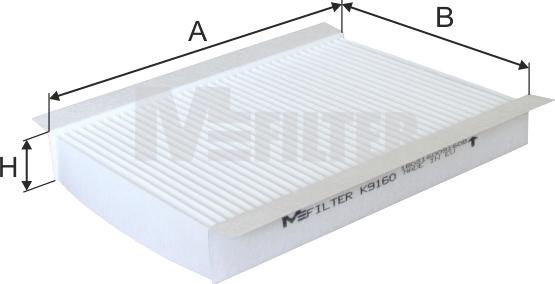 Mfilter K 9160 - Filtrs, Salona telpas gaiss ps1.lv