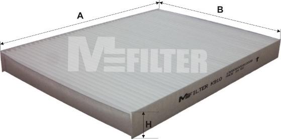 Mfilter K 910 - Filtrs, Salona telpas gaiss ps1.lv