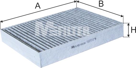 Mfilter K 9116C - Filtrs, Salona telpas gaiss ps1.lv