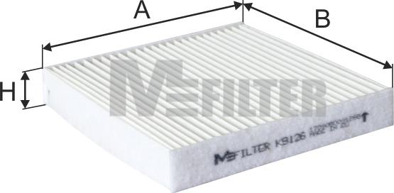 Mfilter K 9126 - Filtrs, Salona telpas gaiss ps1.lv