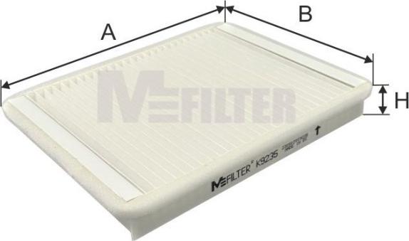 Mfilter K 9235 - Filtrs, Salona telpas gaiss ps1.lv