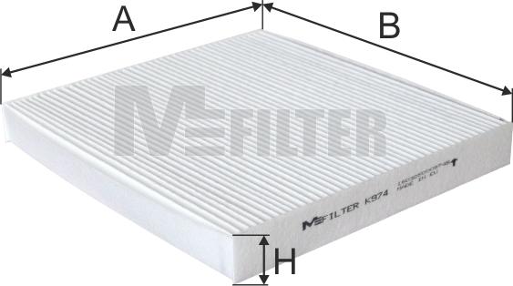 Mfilter K 974 - Filtrs, Salona telpas gaiss ps1.lv