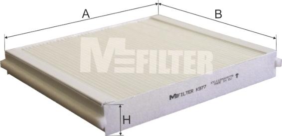 Mfilter K 977 - Filtrs, Salona telpas gaiss ps1.lv