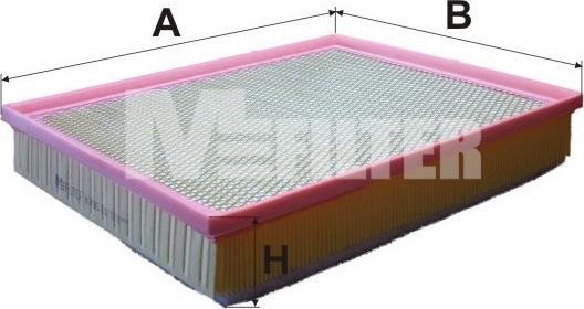 Mfilter K 496 - Gaisa filtrs ps1.lv