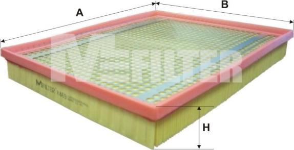 Mfilter K 469 - Gaisa filtrs ps1.lv