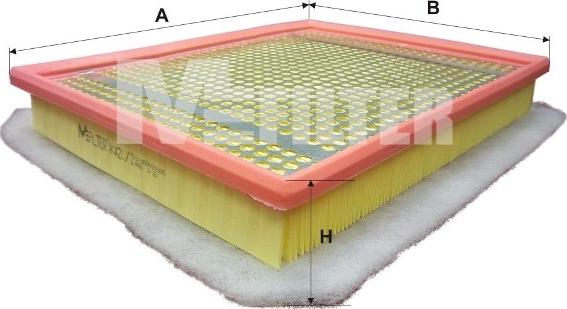 Mfilter K 421/2 - Gaisa filtrs ps1.lv