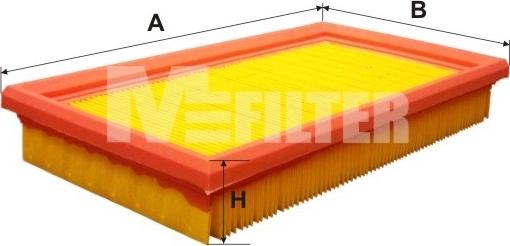 Mfilter K 190 - Gaisa filtrs ps1.lv