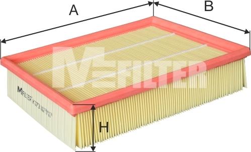 Mfilter K 173 - Gaisa filtrs ps1.lv