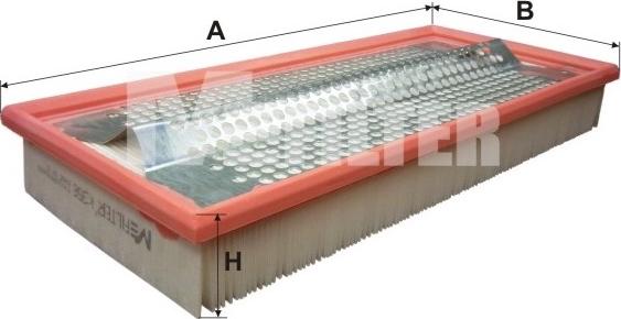 Mfilter K 358 - Gaisa filtrs ps1.lv