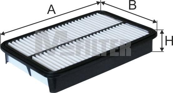 Mfilter K 237 - Gaisa filtrs ps1.lv