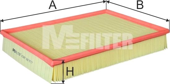 Mfilter K 747 - Gaisa filtrs ps1.lv