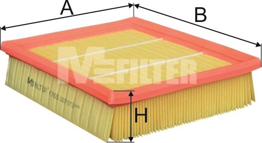 Mfilter K 765 - Gaisa filtrs ps1.lv