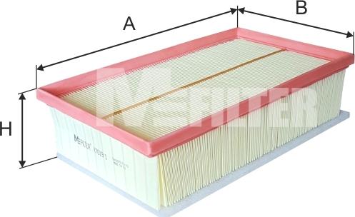 Mfilter K 7019/1 - Gaisa filtrs ps1.lv