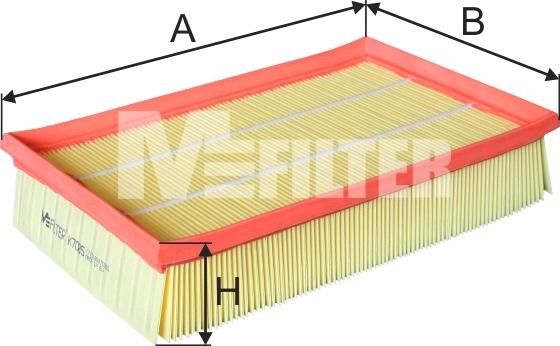 Mfilter K 7085 - Gaisa filtrs ps1.lv