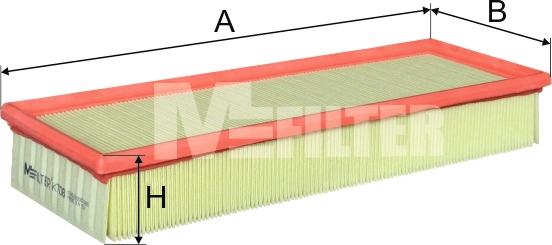 Mfilter K 708 - Gaisa filtrs ps1.lv