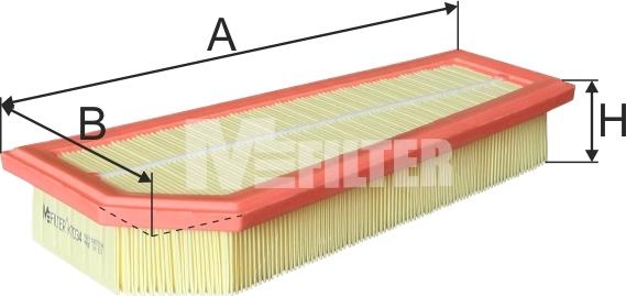 Mfilter K 7034 - Gaisa filtrs ps1.lv