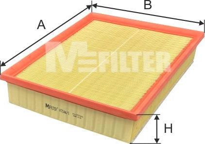 Mfilter K 7144/1 - Gaisa filtrs ps1.lv