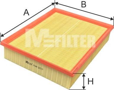 Mfilter K 7144 - Gaisa filtrs ps1.lv