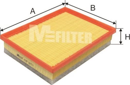 Mfilter K 7157 - Gaisa filtrs ps1.lv