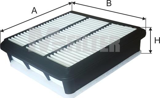 Mfilter K 7116 - Gaisa filtrs ps1.lv