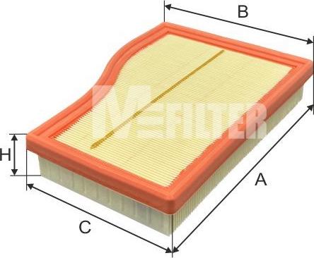 Mfilter K 7184 - Gaisa filtrs ps1.lv