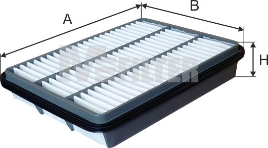 Mfilter K 7120 - Gaisa filtrs ps1.lv