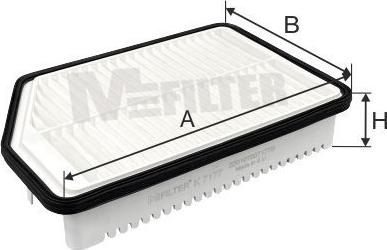 Mfilter K 7177 - Gaisa filtrs ps1.lv