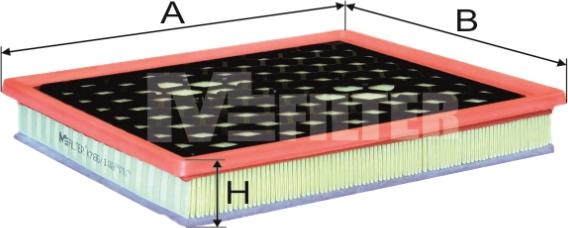 Mfilter K 786/1 - Gaisa filtrs ps1.lv