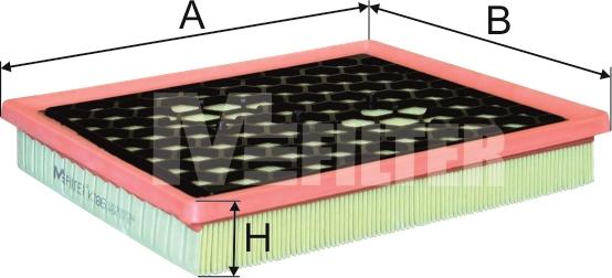 Mfilter K 786 - Gaisa filtrs ps1.lv