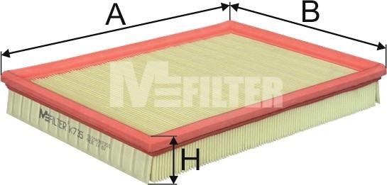 Mfilter K 735 - Gaisa filtrs ps1.lv