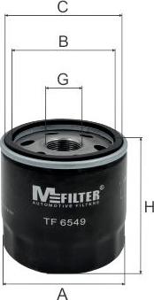 Mfilter TF 6549 - Eļļas filtrs ps1.lv