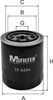 Mfilter TF 6554 - Eļļas filtrs ps1.lv