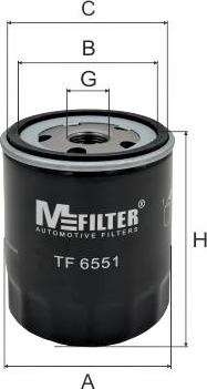 Mfilter TF 6551 - Eļļas filtrs ps1.lv