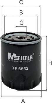 Mfilter TF 6552 - Eļļas filtrs ps1.lv