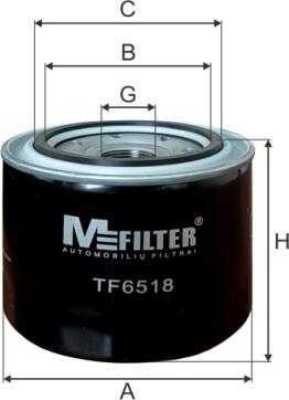 Mfilter TF6518 - Eļļas filtrs ps1.lv