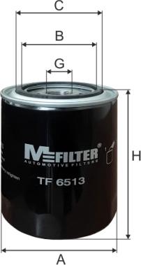 Mfilter TF 6513 - Eļļas filtrs ps1.lv