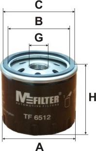 Mfilter TF 6512 - Eļļas filtrs ps1.lv