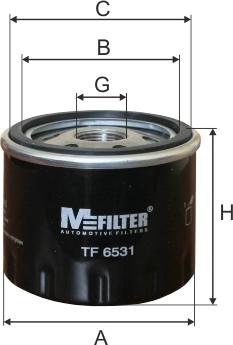 Mfilter TF 6531 - Eļļas filtrs ps1.lv