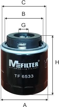 Mfilter TF 6533 - Eļļas filtrs ps1.lv