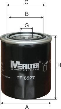 Mfilter TF 6527 - Eļļas filtrs ps1.lv