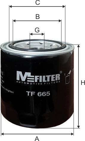 Mfilter TF665 - Eļļas filtrs ps1.lv