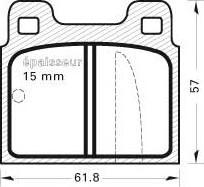 Magneti Marelli 363702160101 - Bremžu uzliku kompl., Disku bremzes ps1.lv