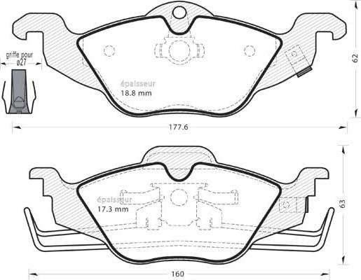 Eurobrake 5501223618 - Bremžu uzliku kompl., Disku bremzes ps1.lv