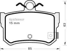 MGA 524 - Bremžu uzliku kompl., Disku bremzes ps1.lv